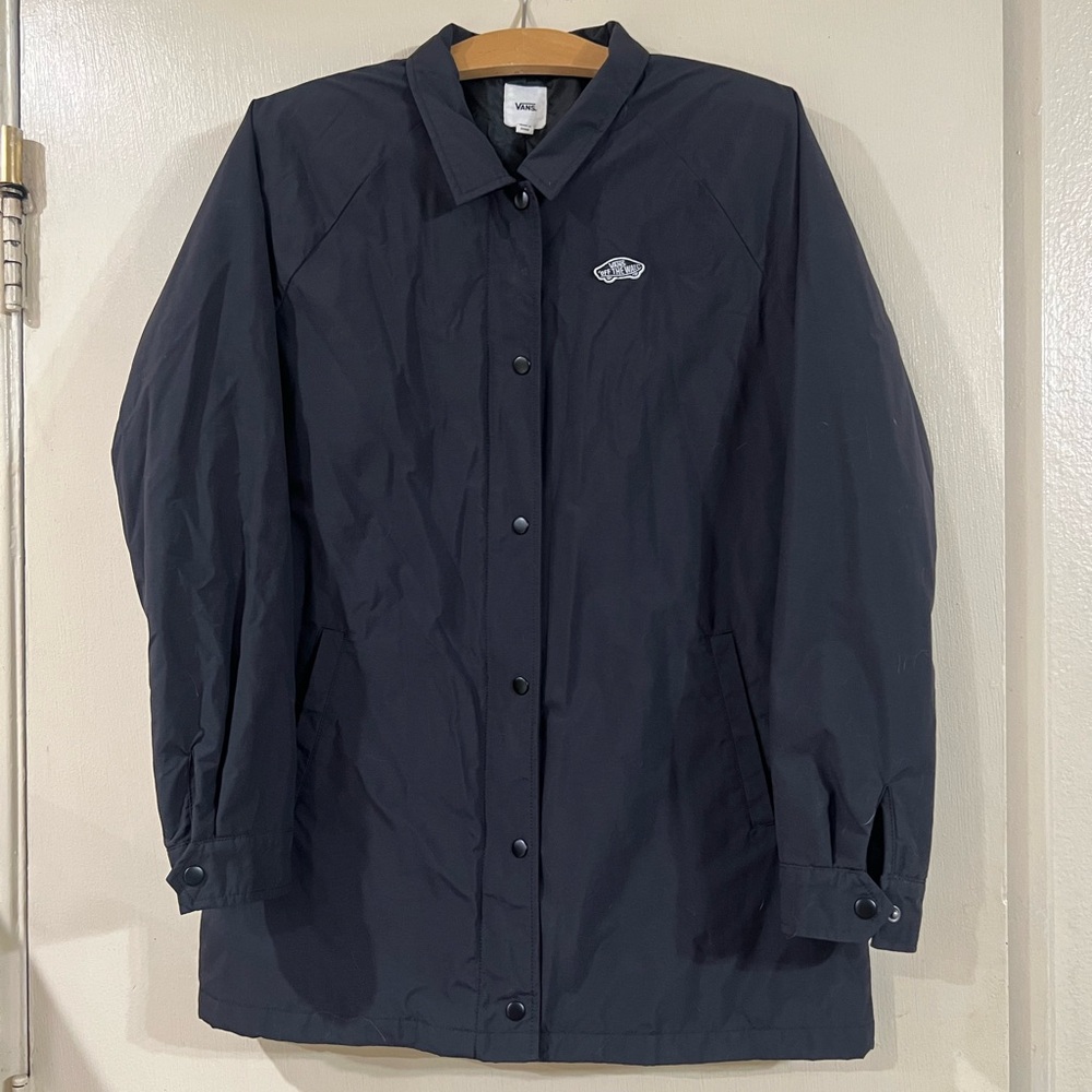 Vans Women's Black Coach-Style Utility Jacket